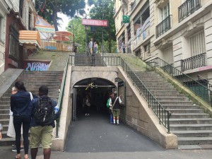 You know you're in Montmartre when you see this many stairs