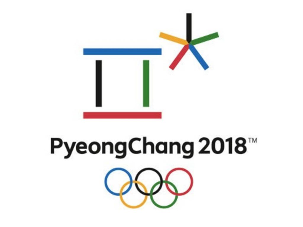 Logo for The 2018 Winter Olympics, officially known as the XXIII Olympic Winter Games and commonly known as PyeongChang 2018.