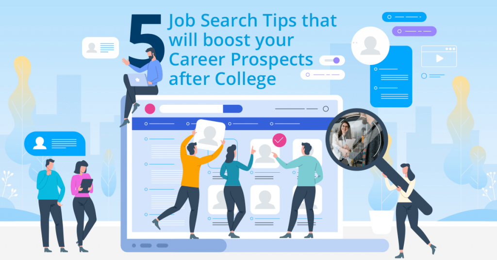 job search tips after college career services