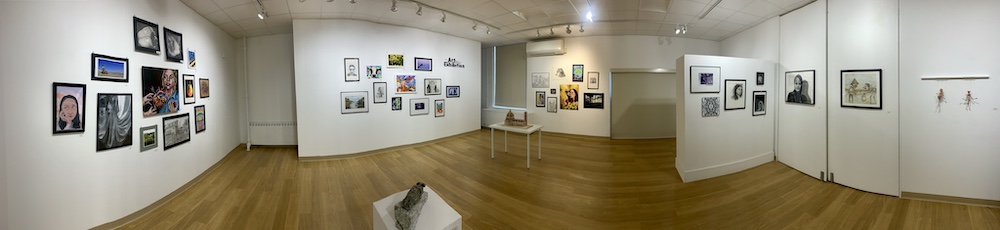 panoramic of art gallery