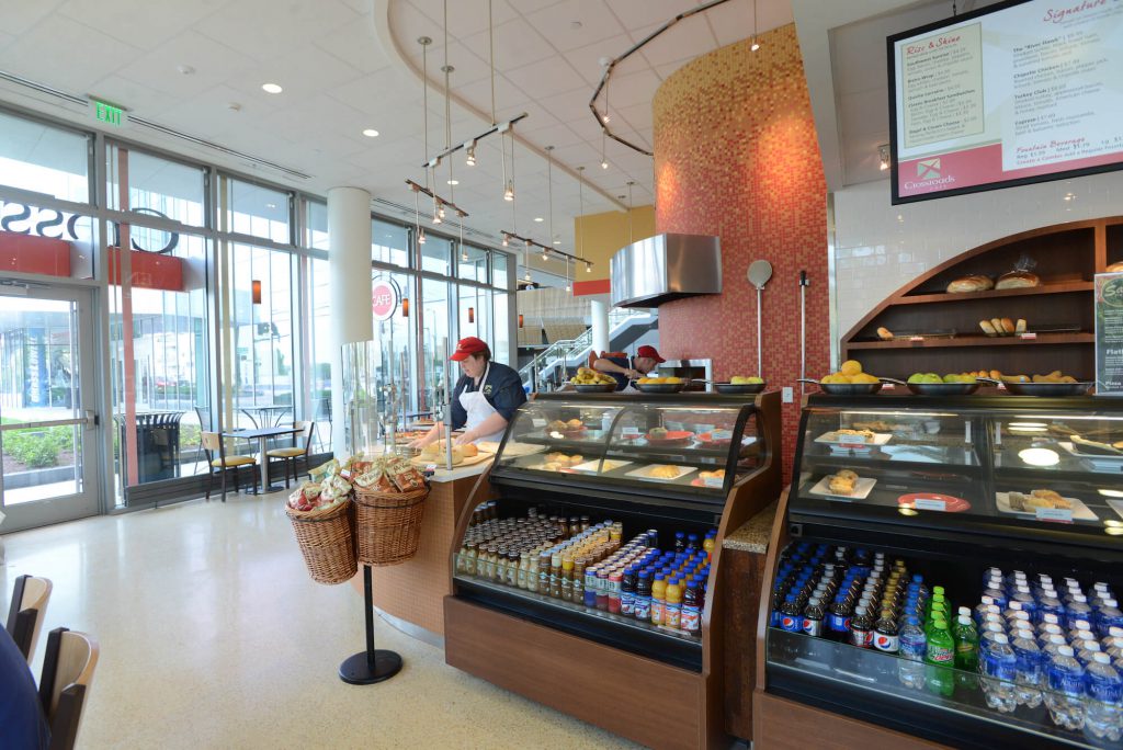 crossroads cafe at university crossing sustainable dining options umass lowell