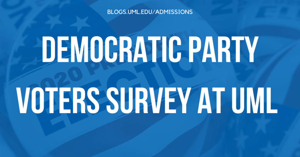 democratic party voters survey at uml polling results