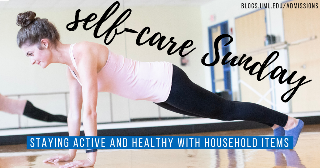 staying active and healthy diy gym household items