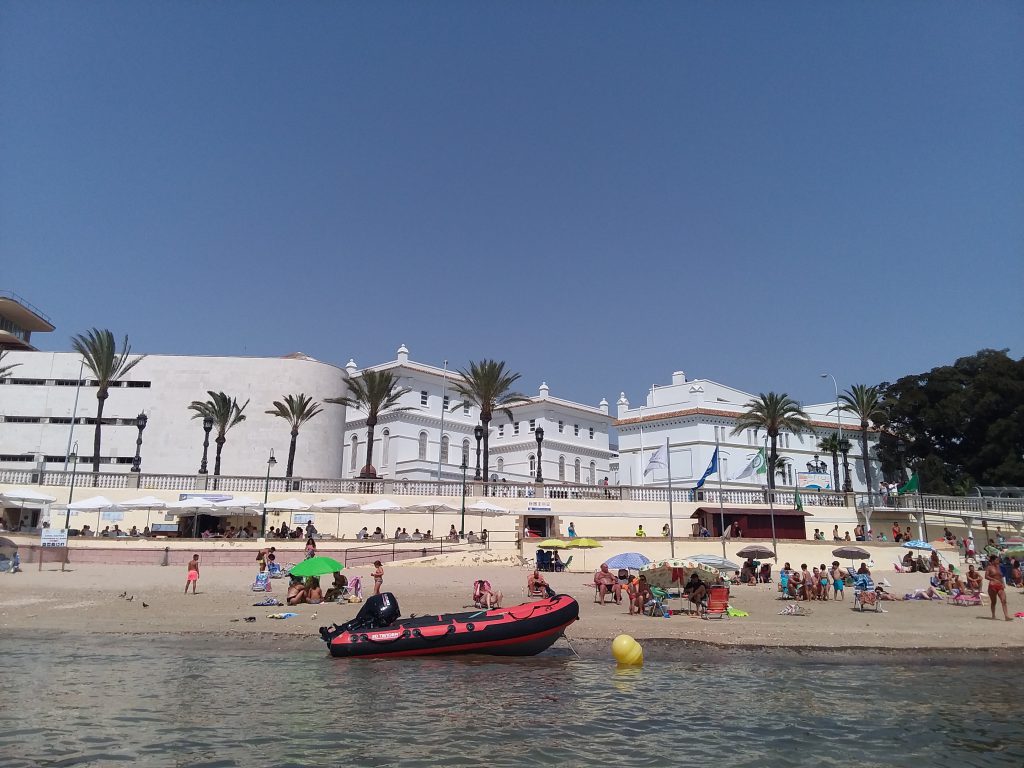 A beach in Cadiz, Spain.
