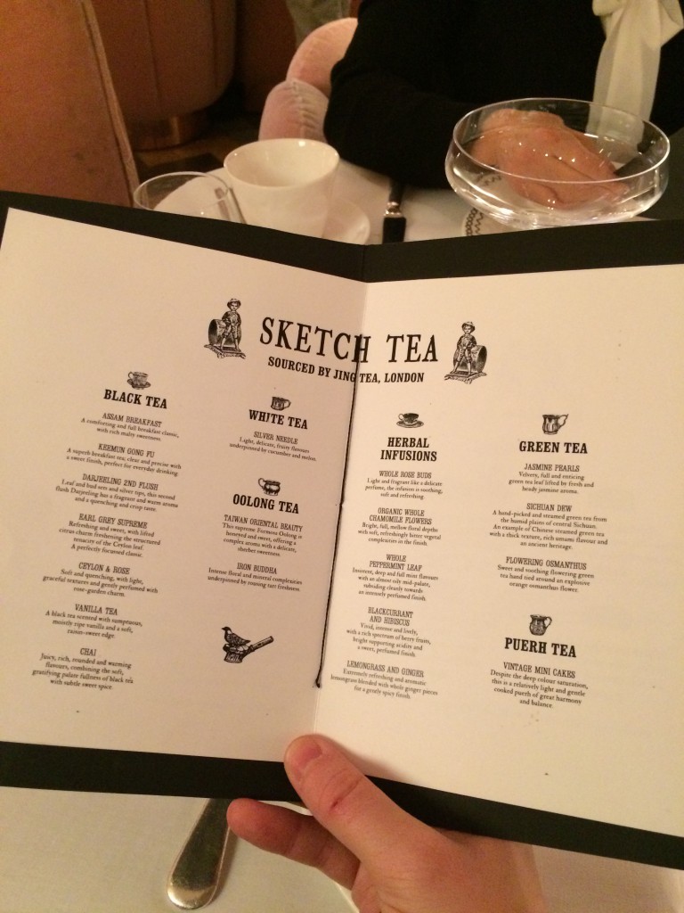 Afternoon Tea At Sketch Studies Abroad In London Fall