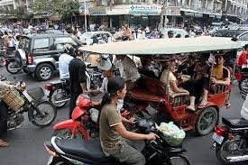 Phnom penh traffic
