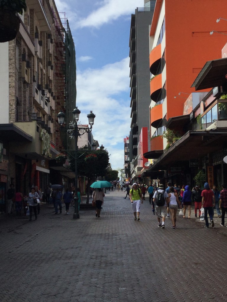 Street view of Costa Rica.